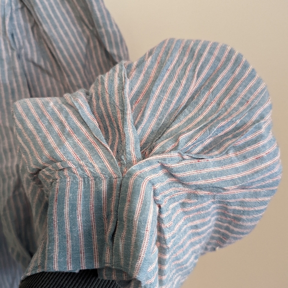 Urban Outfitters Blue Striped Pants - Picture 3 of 6